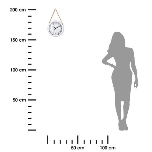 ZEGAR ŚCIENNY BAYARD WHITE 25 CM na Arena.pl