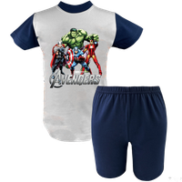 Krótka Piżama dziecięca Avengers - Superbohaterowie