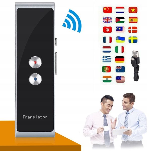 Translator Głosowy T8 Z Bluetooth 4.0 i Wsparciem Android/iOS zdjęcie 1