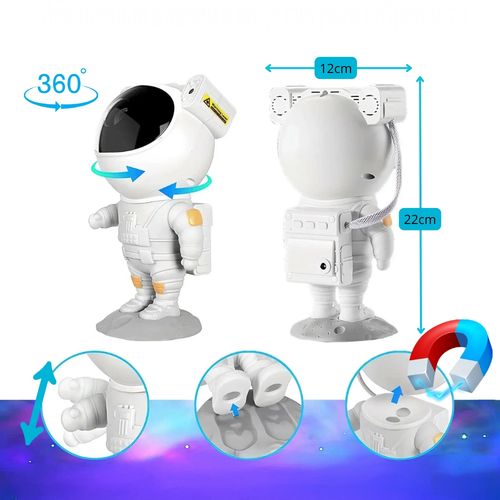 Projektor gwiazd nocna lampa kosmos led rzutnik dla dzieci astronauta pilot na Arena.pl