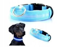 OBROŻA ŚWIECĄCA LED DLA PSA KOTA PARCIANA KOLORY S