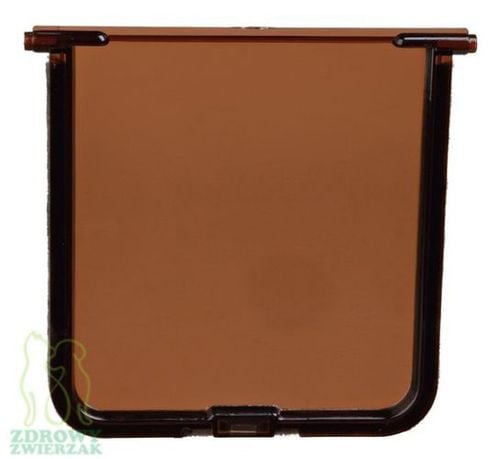 TRIXIE Klapka do drzwi przejścia dla kota magnetyczna brązowa 14,7x15,8cm na Arena.pl