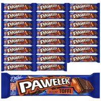 Baton PAWEŁEK Toffi w czekoladzie 24x45g
