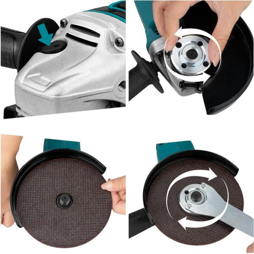 Szlifierka kątowa akumulatorowa do systemu 18V serii B (BL1840B) +box 2 aku na Arena.pl