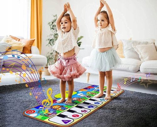 MATA MUZYCZNA DO TAŃCZENIA DLA DZIECI INTERAKTYWNA PIANINKO NAGRYWANIE GRA na Arena.pl
