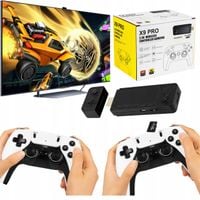 Konsola retro X9 PRO przenośna 64GB z grami i dwoma padami wentylowana