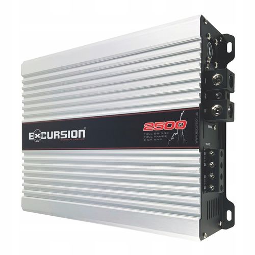 Wzmacniacz samochodowy Excursion 2 kanały 2500W na Arena.pl