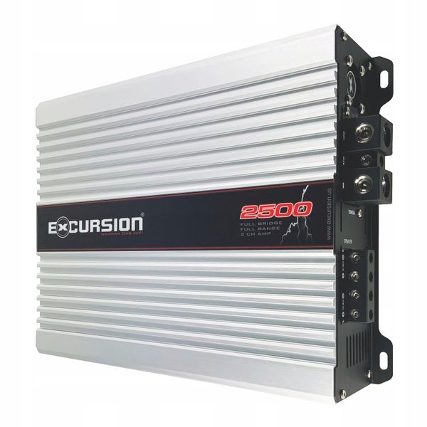 Wzmacniacz samochodowy Excursion 2 kanały 2500W zdjęcie 1