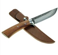 Nóż myśliwski WELDE WH04DM HRC60 ze stali damasceńskiej