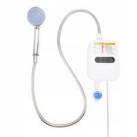 PODGRZEWACZ WODY PRZEPŁYWOWY CZARNY ELEKTRYCZNY 3500W + AKCESORIA SŁUCHAWKA