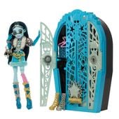 MONSTER HIGH STRASZYSEKRETY LALKA FRANKIE STEIN ZESTAW AKCESORIA SZAFA