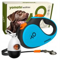 DUŻY PIES 50 KG- ELEGANCKA AUTOMATYCZNA SMYCZ dla PSA / MOCNA ZWIJANA TAŚMA