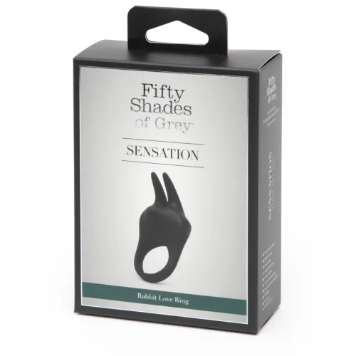 fifty shades of grey sensation rabbit ring silikonowy, ładowany usb na Arena.pl