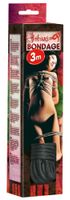 bondage rope 3 m black