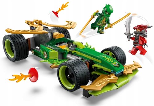 71828 - lego ninjago - samochód wyścigowy lloyda z napędem typu pull-back na Arena.pl