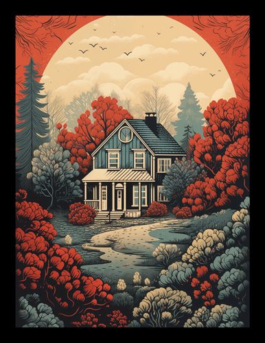 Plakat 15x20cm Idylla Rustykalna na Arena.pl