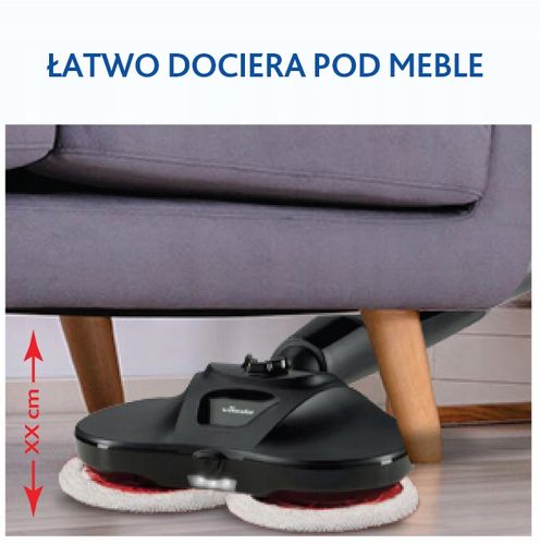 MOP ELEKTRYCZNY VILEDA LOOPER BEZPRZEWODOWY SPRYSKIWACZ + 4 Wkłady Gratis na Arena.pl