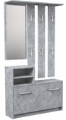 Garderoba  Komoda Wieszak Lustro Beton 85cm MIMI TS-7 Kolorów