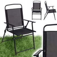 KRZESŁO TURYSTYCZNE SKŁADANE LEKKIE KRZESŁEKO WĘDKARSKIE LIMA CZARNY