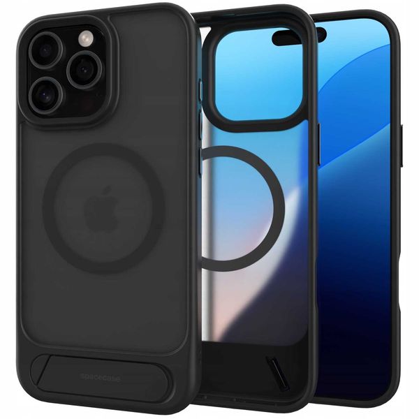 Spacecase Stand Pro Mag Iphone 16 Pro Max Black zdjęcie 13