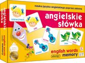 MEMORY ANGIELSKIE SŁÓWKA Gra planszowa Adamigo