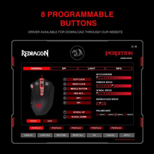 Mysz gamingowa PERDITION M901B na Arena.pl