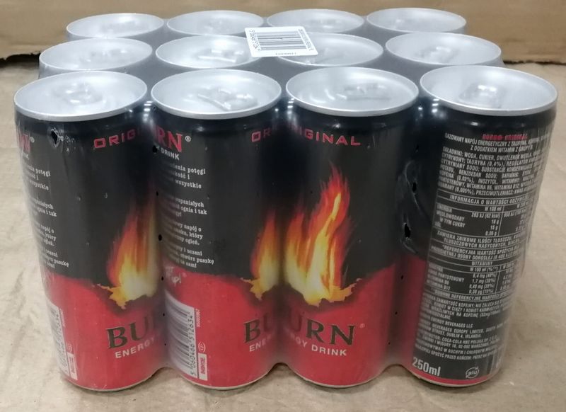 BURN Energy Drink 250ml - paleta zdjęcie 1