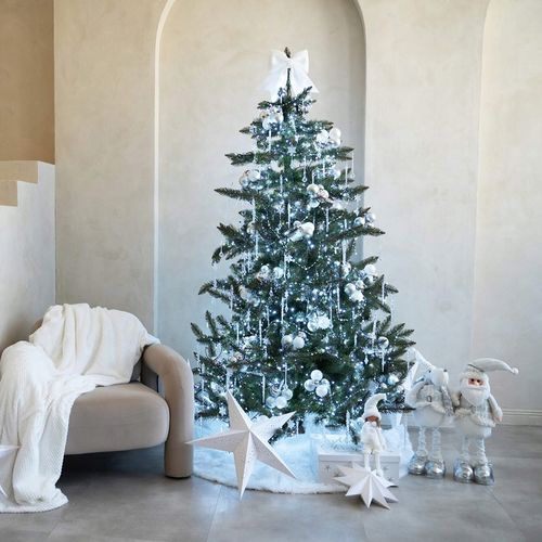 LAMPKI CHOINKOWE 1000 LED ZEWNĘTRZNE BIAŁE ZIMNE 50M FUNKCJE PROGRAMATOR na Arena.pl