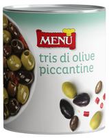 MENU' Mix pikantnych oliwek, bez pestek 780 g