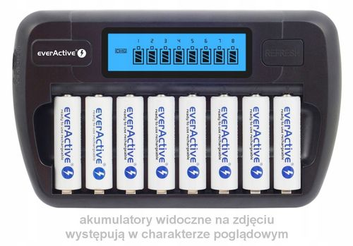 Ładowarka EverActive NC800 8 Ogniw AA AAA na Arena.pl