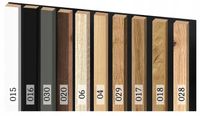 Lamele na płycie 275x46 panel dekoracyjny ścienne dąb naturalny, wotan inne