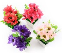 kwiat sztuczny w doniczce 16 cm