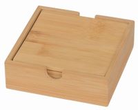 Zestaw podstawek PUT UNDER, brązowy