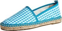 TALAMANTRA Damskie Espadryle z Bawełny Organicznej Niebieskie 36 EU