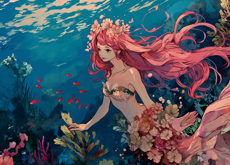 Plakat 35x25cm Nimfa Oceanu zdjęcie 1