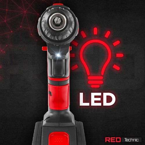 WIERTARKO WKRĘTARKA AKUMULATOROWA 21V MOCNA WKRĘTAK ZAKRĘTARKA 2xAKU na Arena.pl