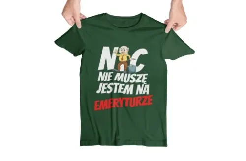 Prezent dla EMERYTA Emerytura KOSZULKA Pomysł na Arena.pl