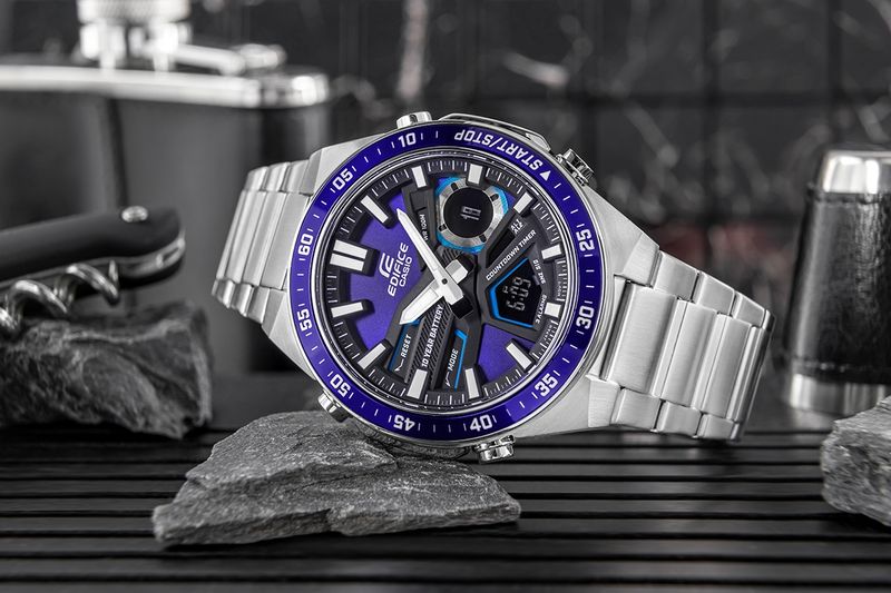 zegarek męski casio edifice efv-c110d-2avef + box zdjęcie 5