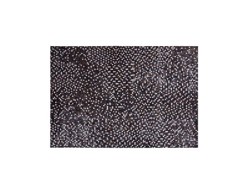 Dywan patchwork skórzany 140 x 200 cm brązowy AKKESE na Arena.pl