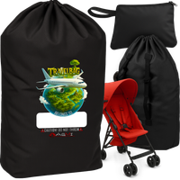 POKROWIEC NA WÓZEK DZIECIĘCY DO SAMOLOTU AUTA TORBA TRANSPORTOWA OCHRONA