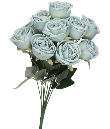 SZTUCZNE KWIATY ROŚLINY RÓŻA RÓŻE BUKIET GĘSTY XXL 50CM na Arena.pl