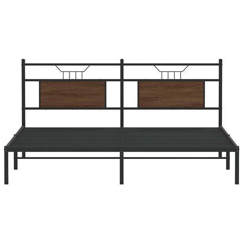 Łóżko bez materaca, brązowy dąb, 160x200 cm na Arena.pl