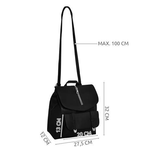 Plecak damski czarny T8907 na Arena.pl