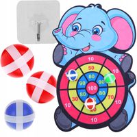 GRA ZRĘCZNOŚCIOWA GRA W RZUTKI SŁOŃ TARCZA PIŁKI NA RZEP BEZPIECZNA