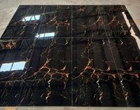 CZARNE płytki marmurowe 120x60 POŁYSK złoto ŻYŁKA