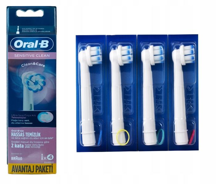 Końcówki Oral-B Sensitive Clean 4sztuki zdjęcie 1