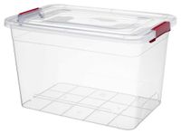 Pojemnik uniwersalny organizer do przechowywania żywności BILL 30 L przezroczysty z pokrywą