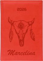 GRAWEROWANY KALENDARZ DZIENNY A5 2026 PLANER RÓŻNE WZORY TWÓJ TEKST