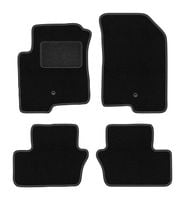 Dywaniki welurowe LUX do Dodge Caliber 2006-2011 czarne z mocowaniami