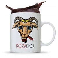 Kubek Śmieszny Zabawny Kozacko Koza Prezent Z Nadrukiem Ze Zdjęciem